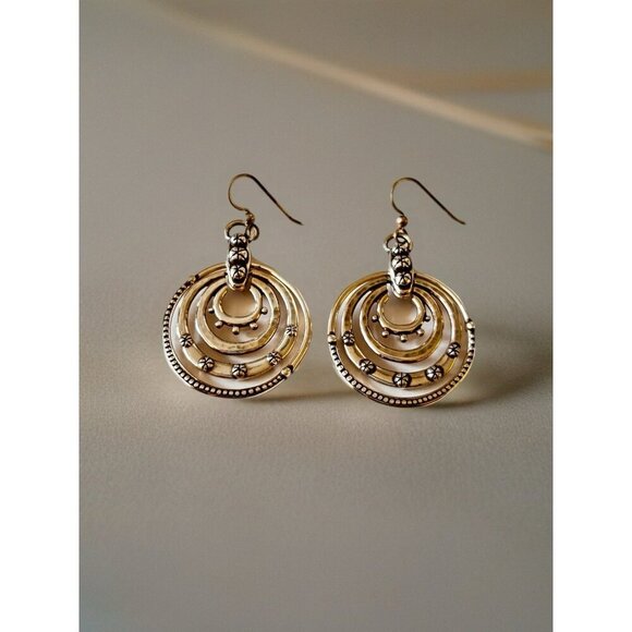 Brighton Destiny Earrings Silver Plated New. Dangle Earrings - Picture 1 of 7